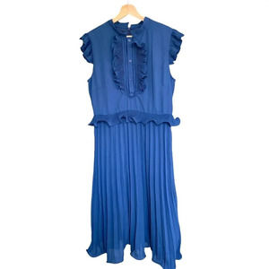 Gorgeous Trish Scully Women's Dress  Ruffled Pleated Skirt Mid Length size 10